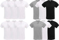 TAHARI Mens Multi Pack Cotton V-Neck T-Shirt Undershirts Available in S,M,L,XL