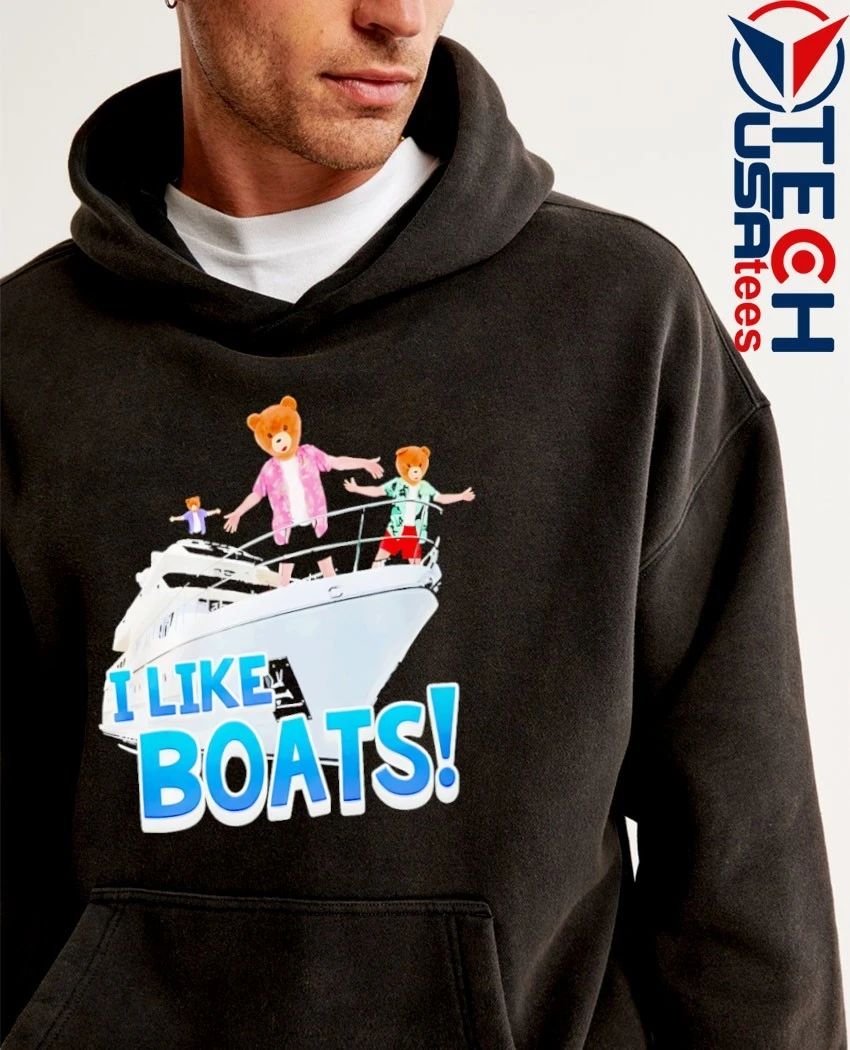 Bearhead I like boats airplane mode shirt