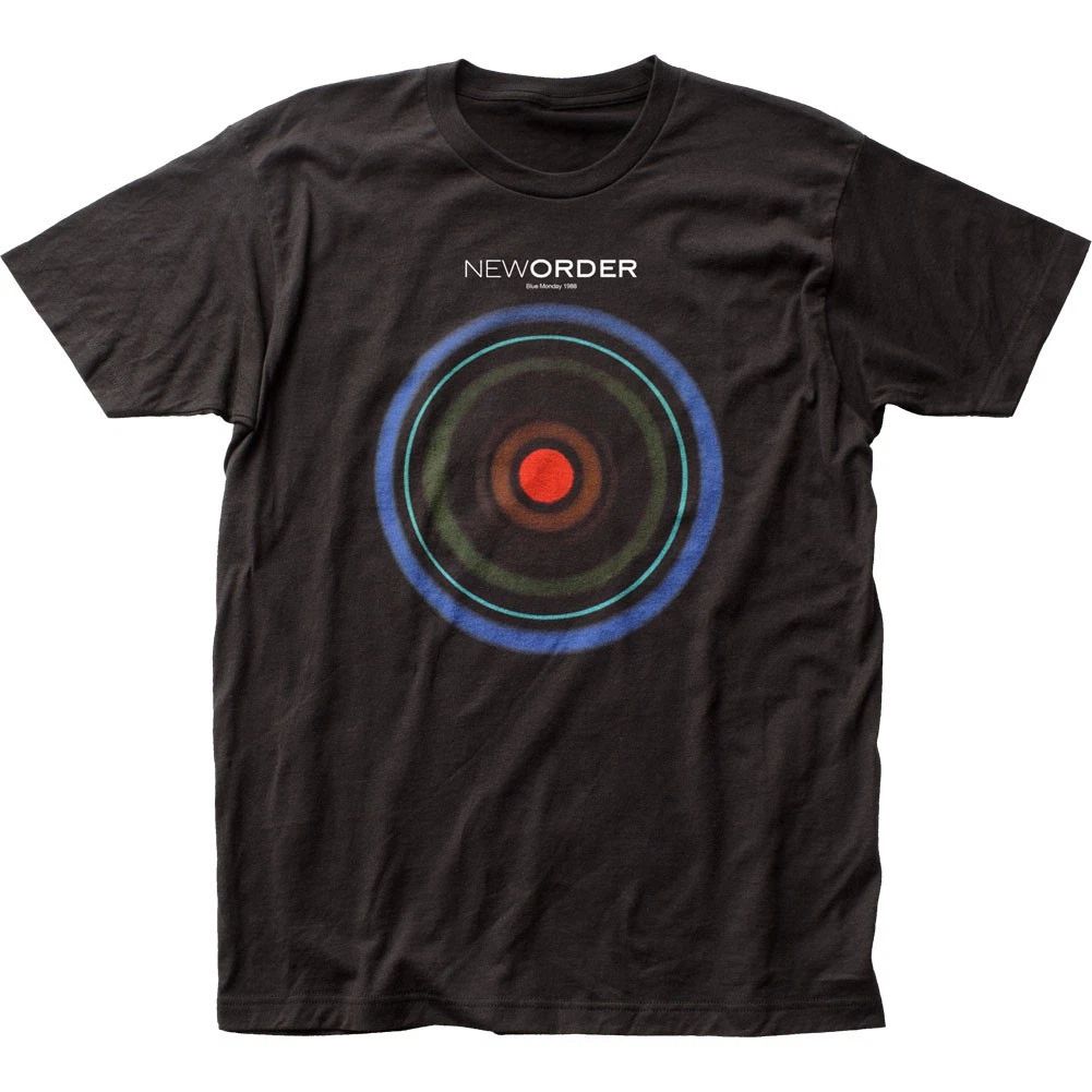 New Order Blue Monday Mens T Shirt Music Classic Concert Rock Band New Black