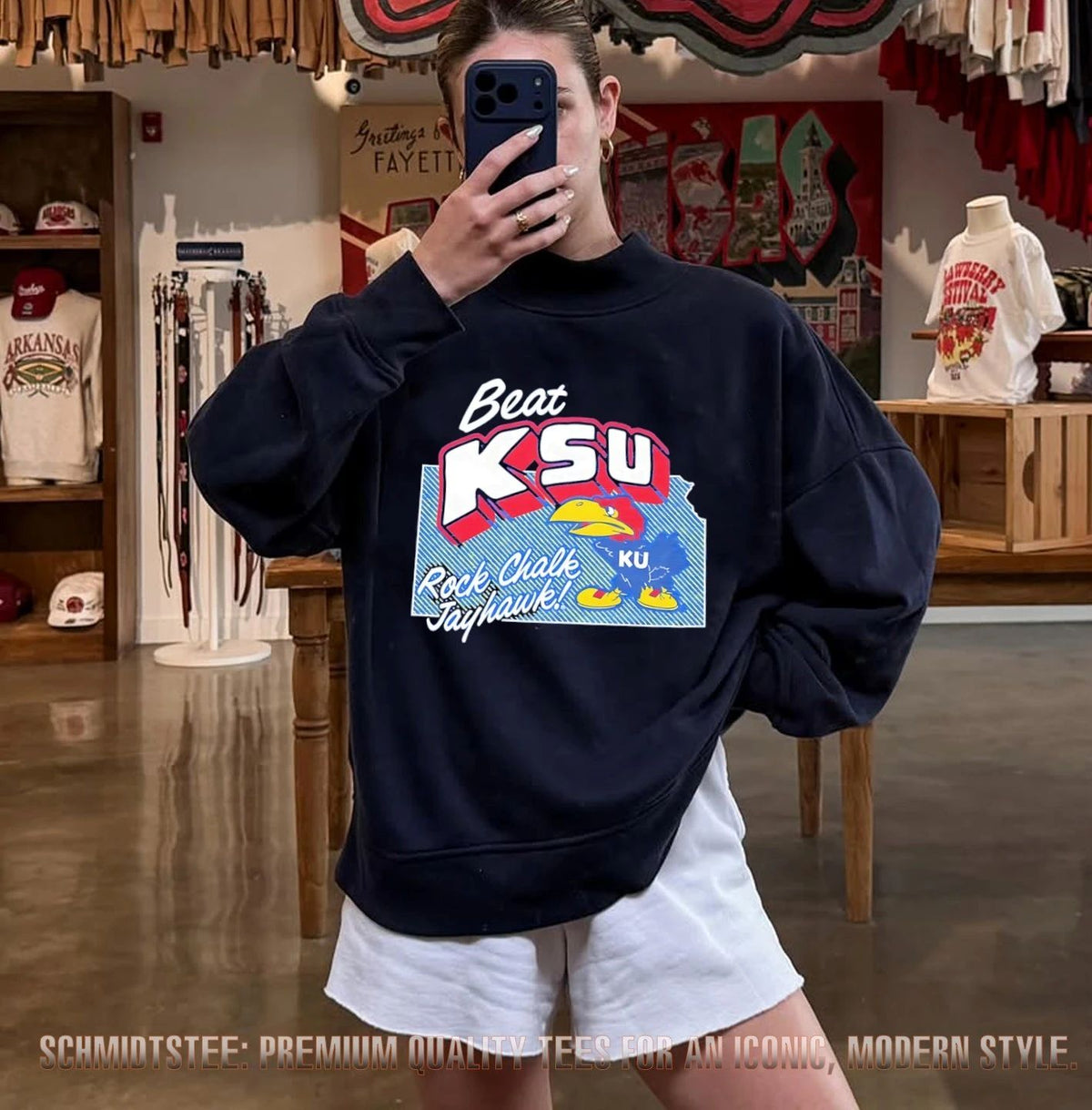 Kansas Jayhawks Beat KSU K-State Rock Chalk Jayhawks shirt