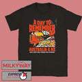 A Day To Remember 2026 Australia And New Zealand Tour Merch The Red Vulture Art With Dates T-Shirt