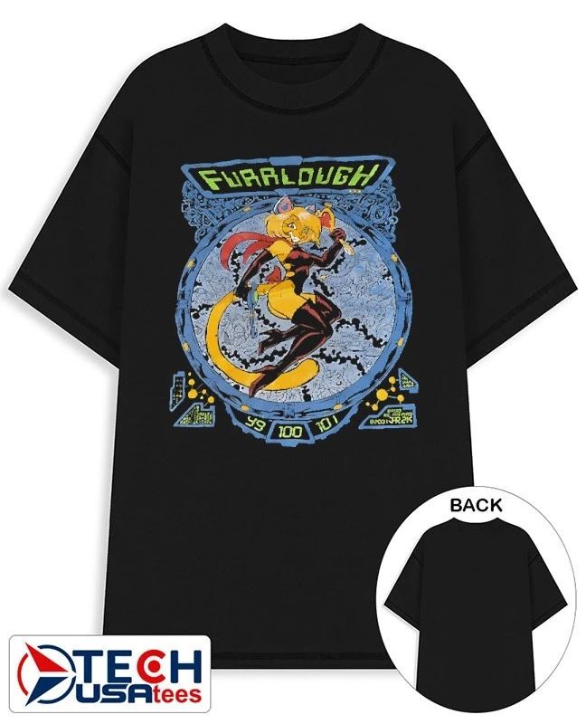Furrlough comic 1990s shirt