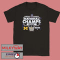 Michigan Wolverines Men’s Basketball 2026 NCAA National Champions March Madness Hoops T-Shirt