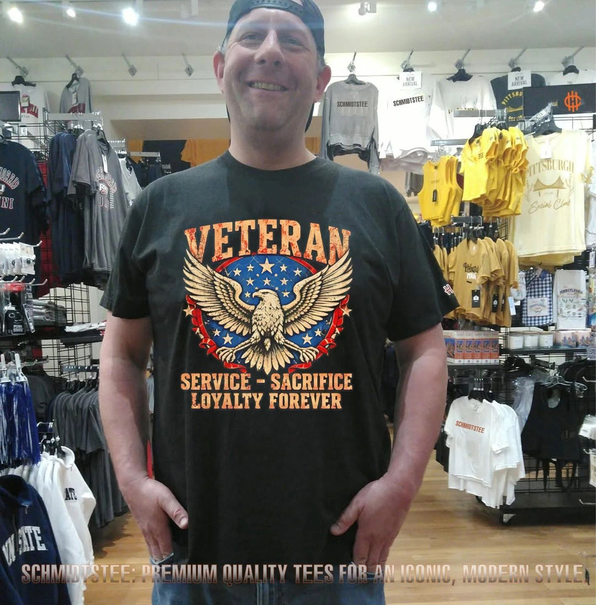 Veteran service sacrifice loyalty forever shirt