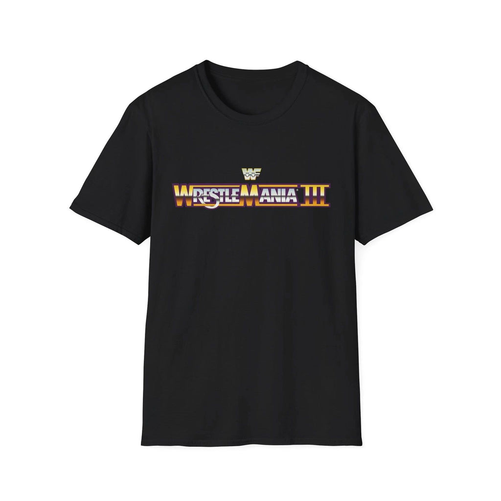 WrestleMania III logo T-Shirt | Pontiac Silverdome 1987