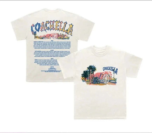1Coachella Pastels 2026 Lineup Unisex T-Shirt