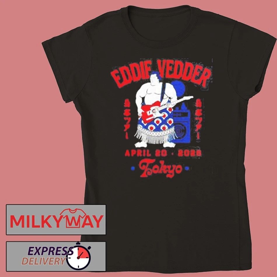 Eddie Vedder Tokyo Japan 2026 Sumo Event Tee At Tokyo Garden Theater On April 20 2026 shirt