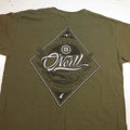 O'NEILL i wish IRISH I WAS SURFING BEACH SURFBOARD SURFER T SHIRT Mens S Green