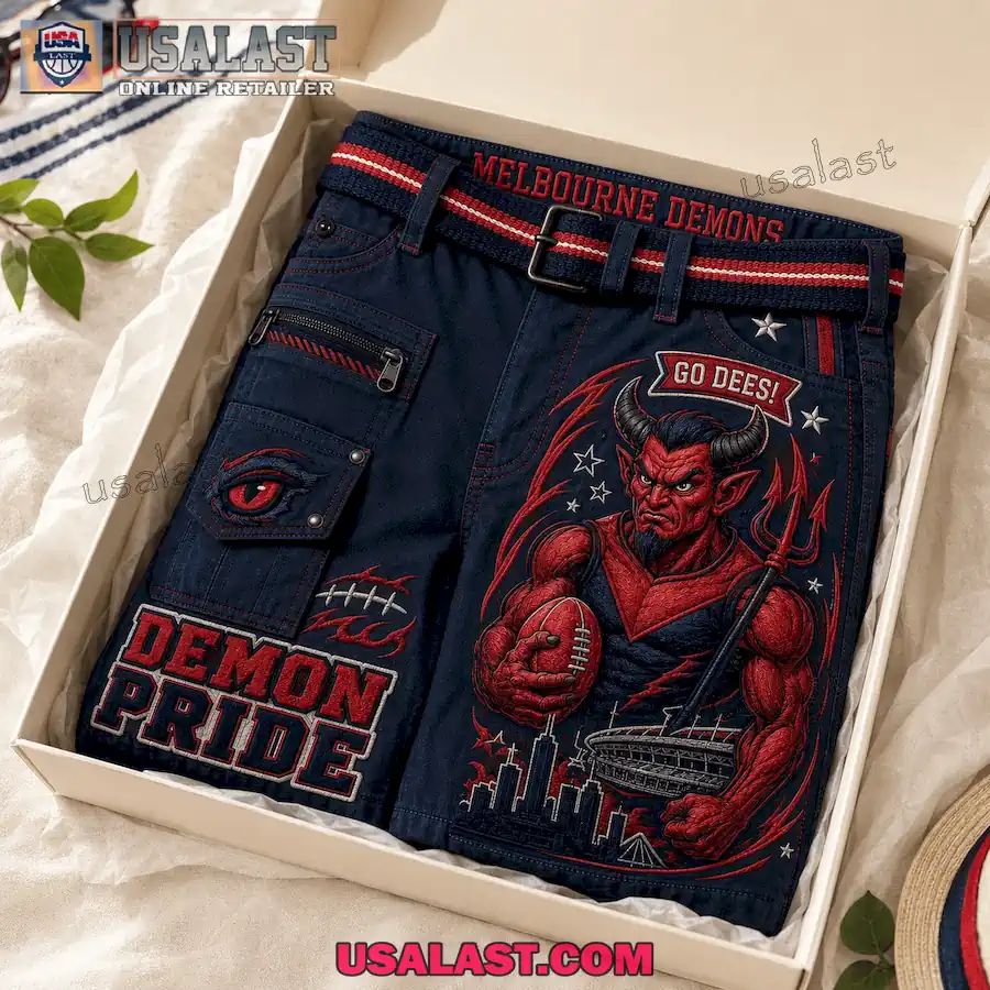 Melbourne Demons Demon Pride Men Cargo Short