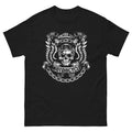 NYC Biker Motorcycle Skull Wings Vintage Outlaw Rider Graphic T-Shirt