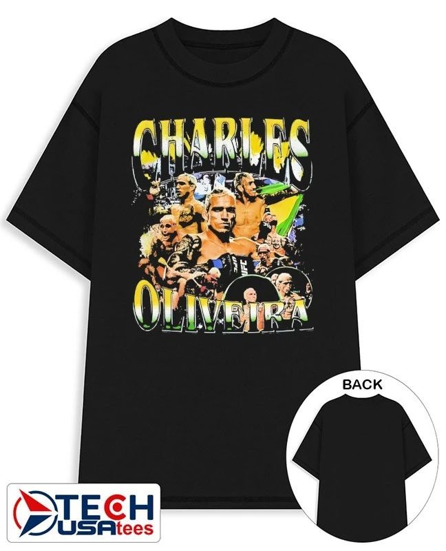 Charles Oliveira vintage graphic shirt