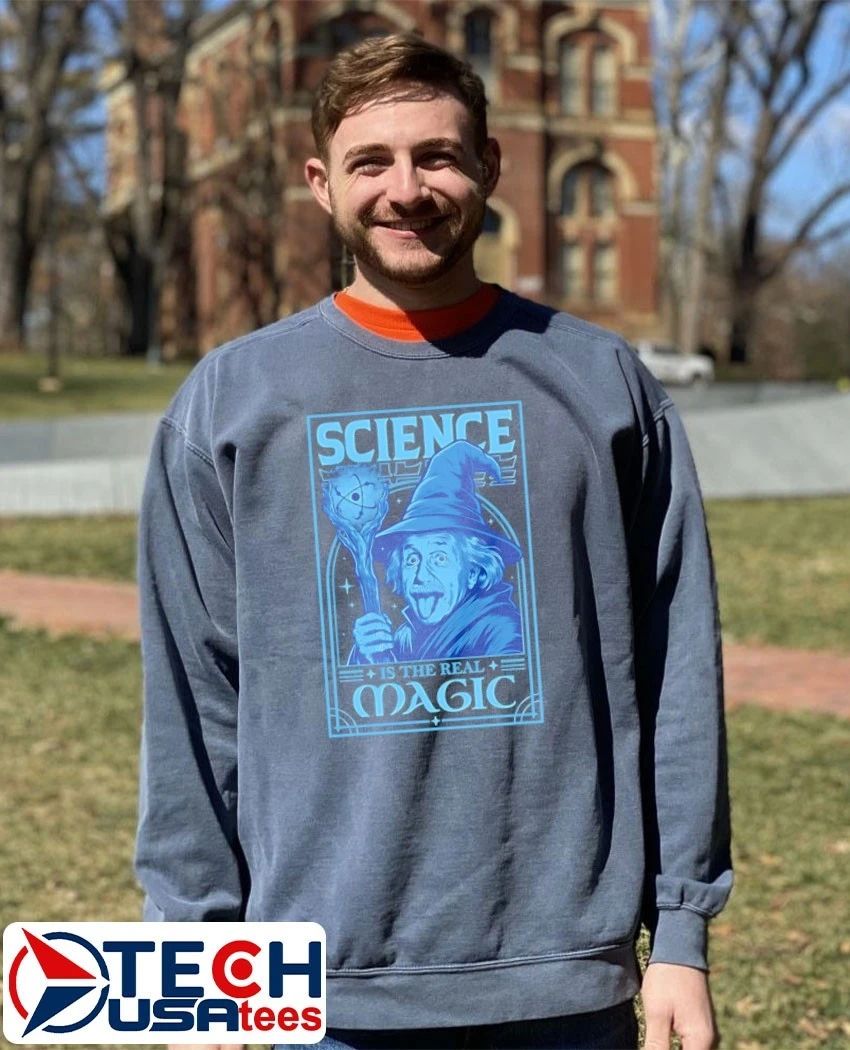 Science is the Real Magic Reload Einstein as Gandalf shirt