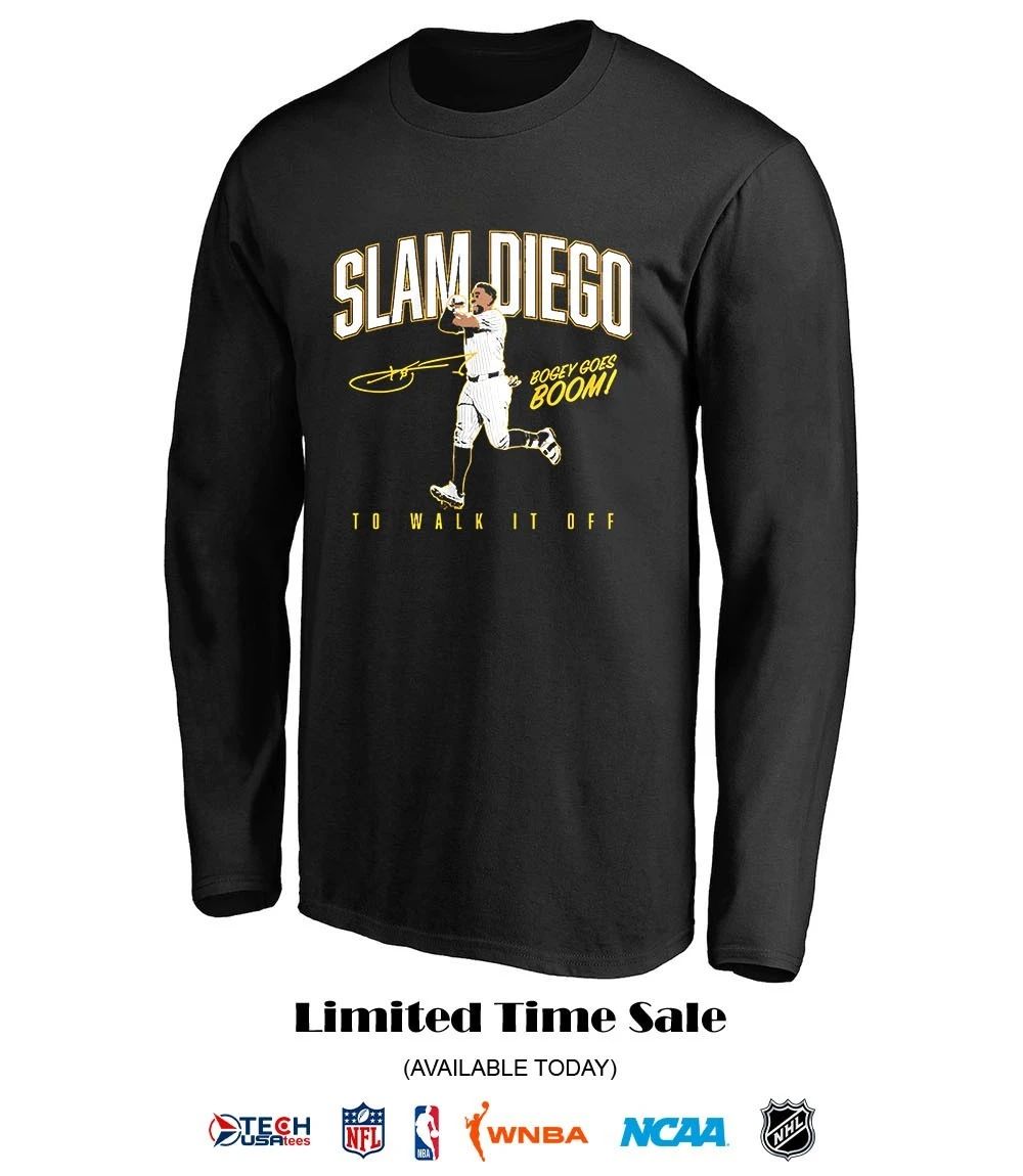 Slam Diego Xander Bogaerts to walk it off signature shirt by breakingt