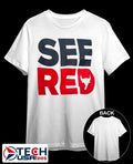 See Red Chicago Bulls shirt