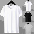 Solid Color Men's Slim Fit T Shirt Tee Top Casual Short Sleeve Trendy Style