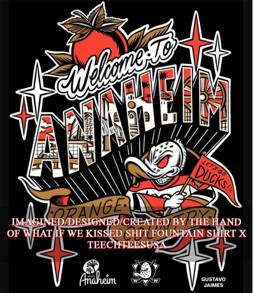 Welcome to Anaheim Orange Country Anaheim Ducks Hockey shirt