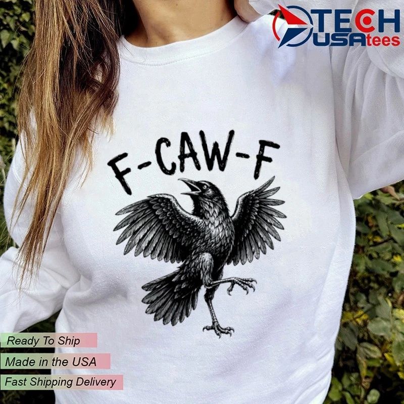 F Caw F Black Crow Joke shirt