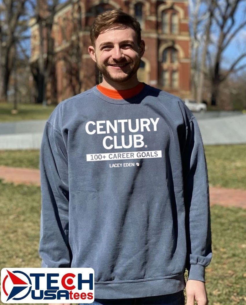Century Club 100 plus Career Goals Lacey Eden shirt