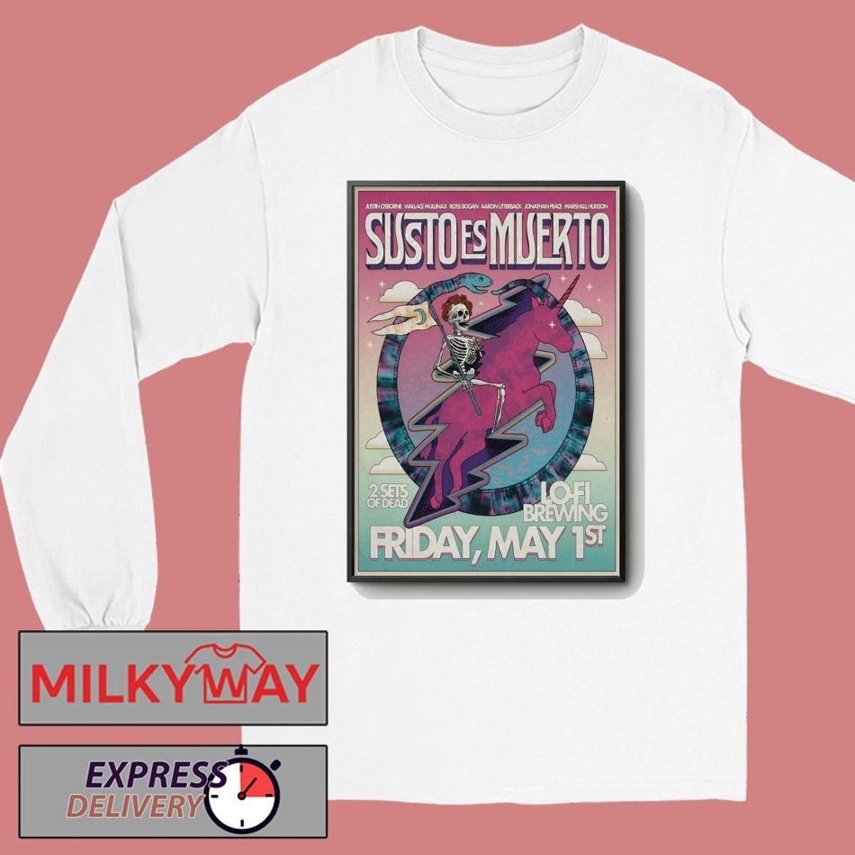 Susto Es Muerto Lofi-Brewing In Charleston SC May 1 2026 Poster shirt