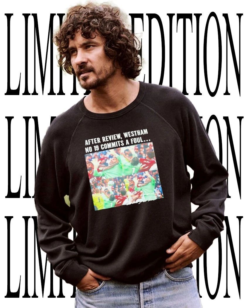 After Review Westham No. 19 Commits a Foul Arsenal and West Ham United T-Shirt