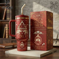 Delta Sigma Theta 40oz Crimson Gold Tumbler