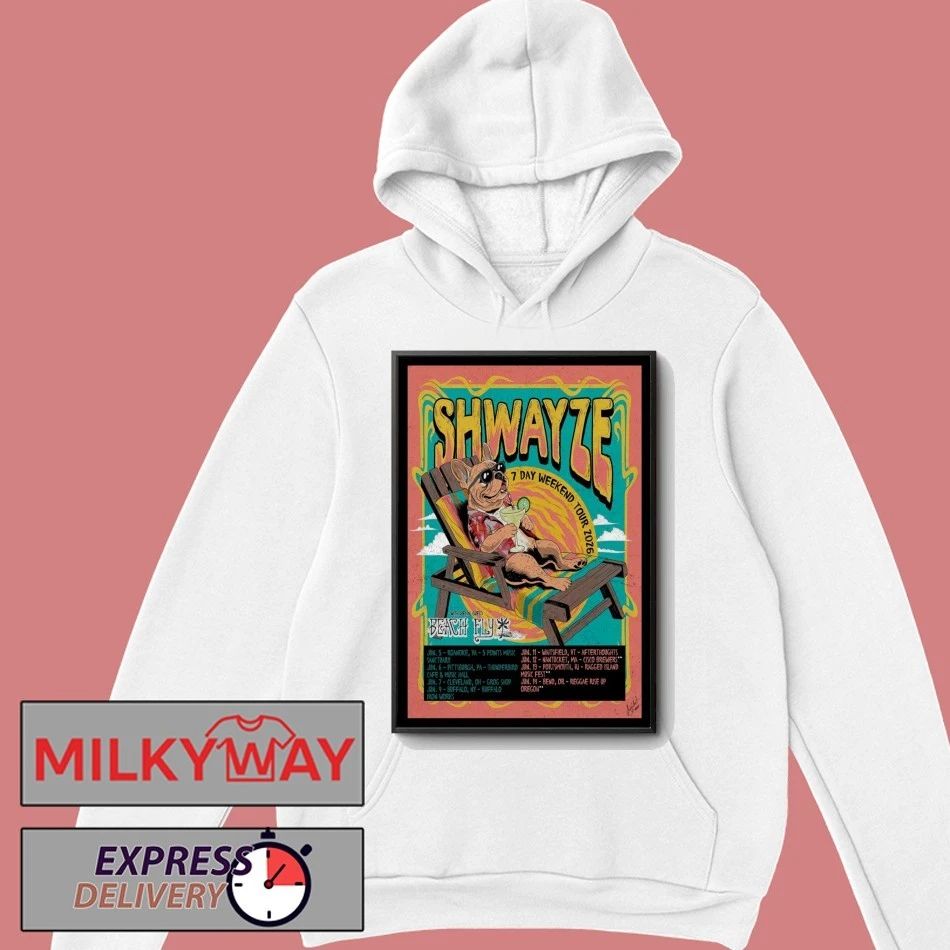 Shwayze 7 Day Weekend Tour Poster shirt