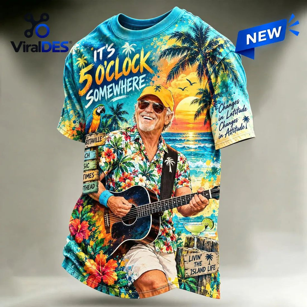 Jimmy Buffett It Is 5 OClock Somewhere Shirt