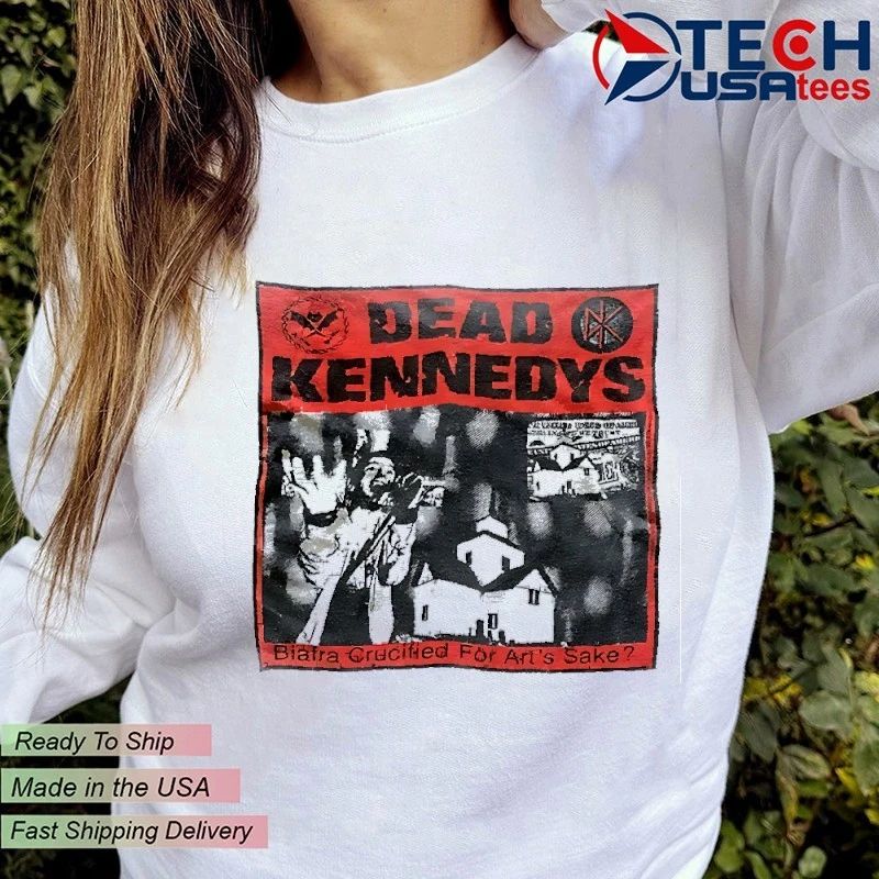 Dead Kennedys Biafra Crucified for Art’s Sake shirt