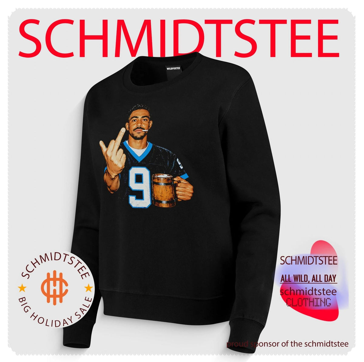 Bryce Young Carolina Panthers Middle Finger smoking and beer shirt