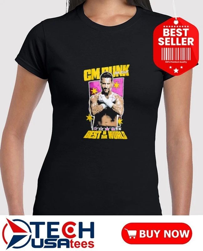 CM Punk best in the World graphic shirt