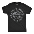 Mens Funny T Shirts This Is What 30 and Awesome Looks Like Sarcastic Birthday