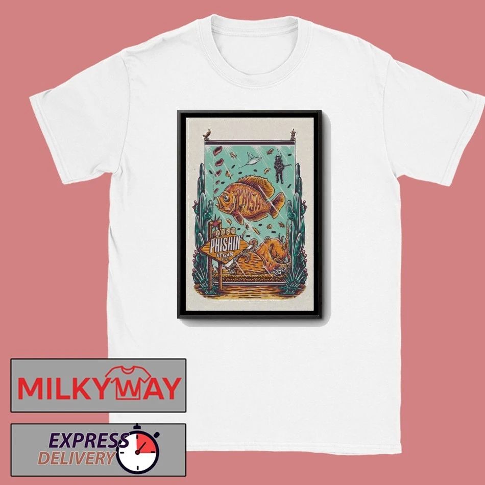 Phish Poster Gone Vegas 2026 Tour shirt