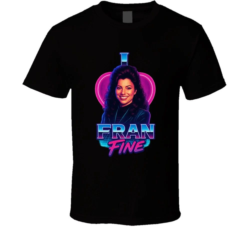 I Heart Love Fran Fine The Nanny 90s Sitcom Character Fan T Shirt