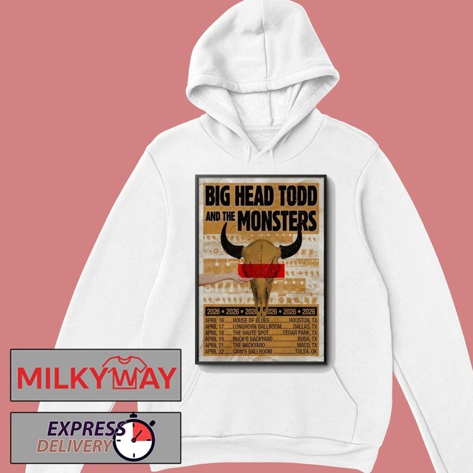 Big Head Todd And The Monsters Texas Tour 26 Poster T-Shirt