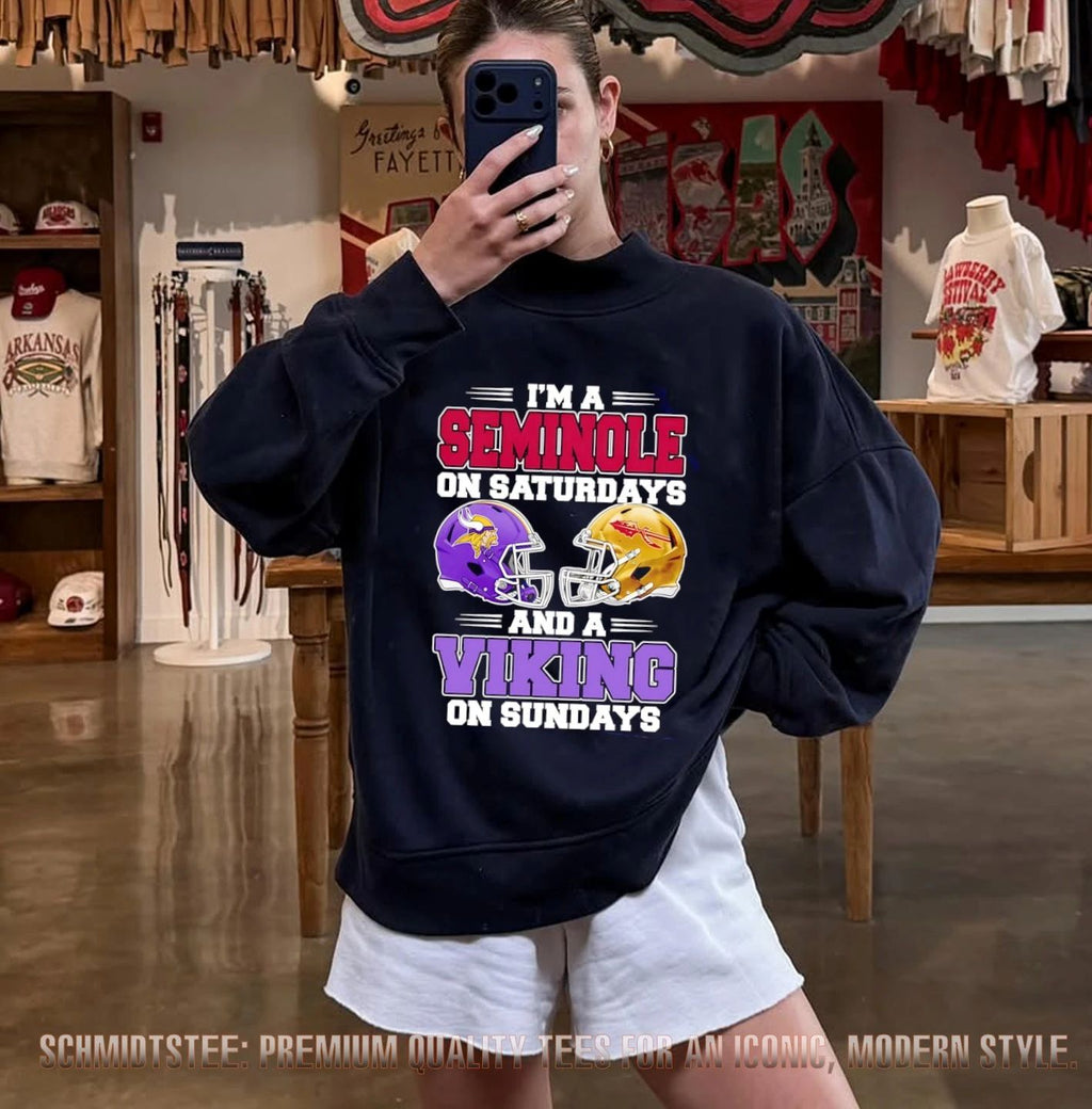 I’m a Seminole on Saturdays and a Viking on Sundays shirt