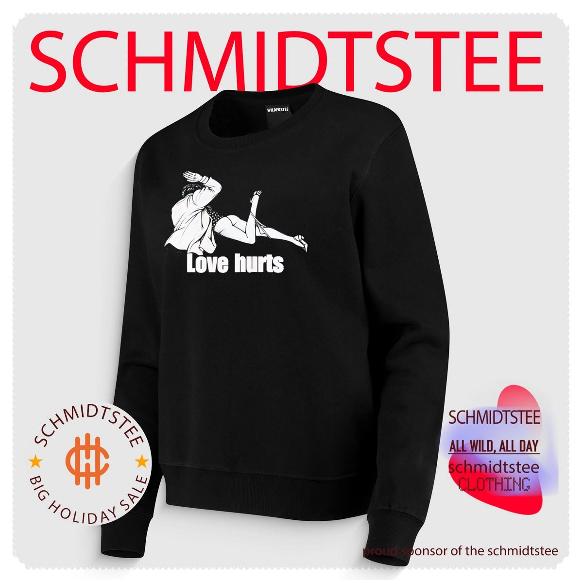 Love Hurts Woman in Trench Coat Noir Style shirt