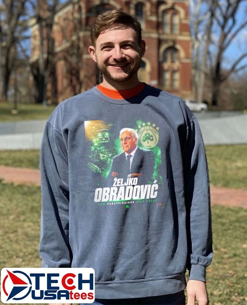 Zeljko Obradovic New Panathinaikos Head Coach shirt