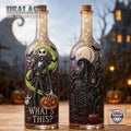 Jack Skellington Halloween Bottle Lamp