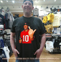 Tampa Bay Buccaneers Jalon Daniels holding beer middle finger shirt