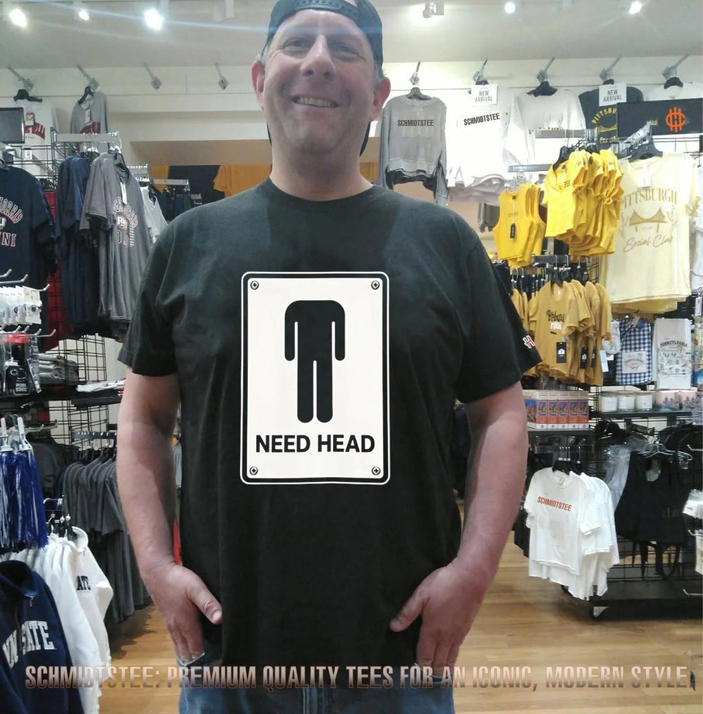 Need Head Minimalist Stick Figure humor shirt