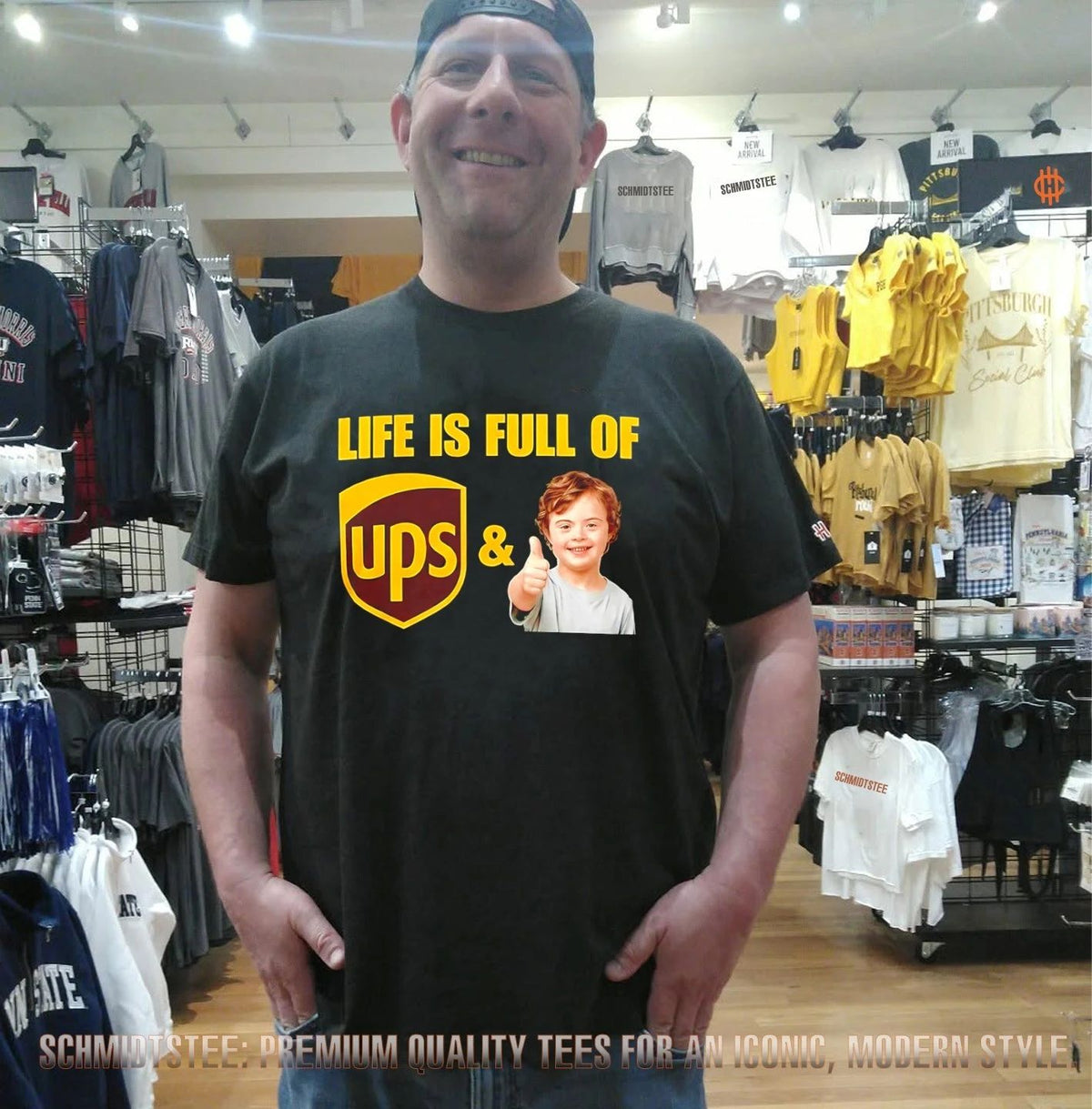 Life Is Full Of UPS And Downs Syndrome Awareness Shirt