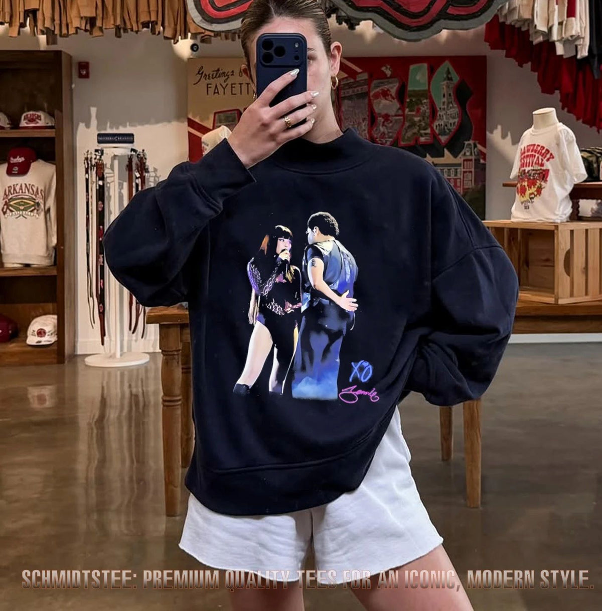Jennie and The Weeknd shirt