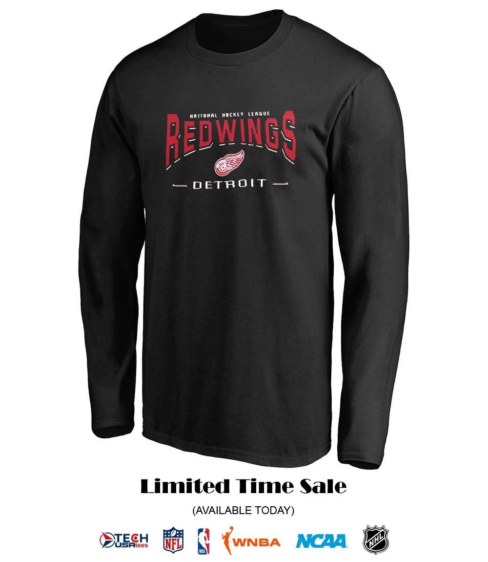 National Hockey League Detroit Red Wings logo shirt