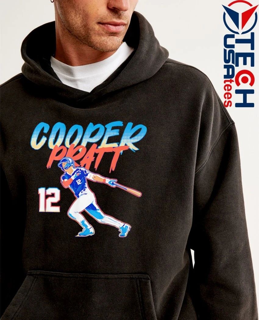 Cooper Pratt No. 12 Milwaukee Brewers Baseball slugger swing shirt