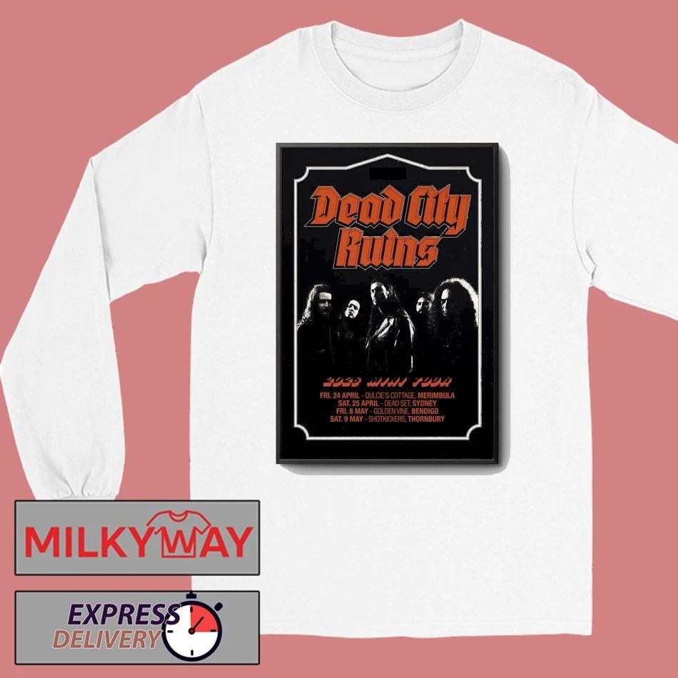 Dead City Ruins 2026 Mini Tour Poster shirt