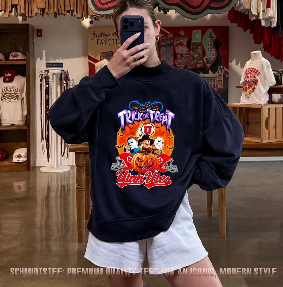 Utah Utes x Horror Characters Trick Or Treat Halloween 2026 shirt