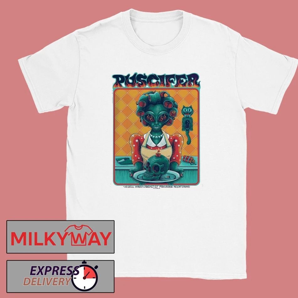 Puscifer Mashantucket Connecticut 2026 Gig Poster At Foxwoods Resort Casino On April 10 2026 T-Shirt