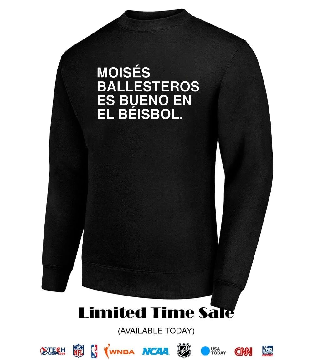 Moisés Ballesteros es bueno en el béisbol shirt