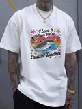 Funny Cruisin’ Together Cruise Ship Graphic T-Shirt Nautical Vacation Tee