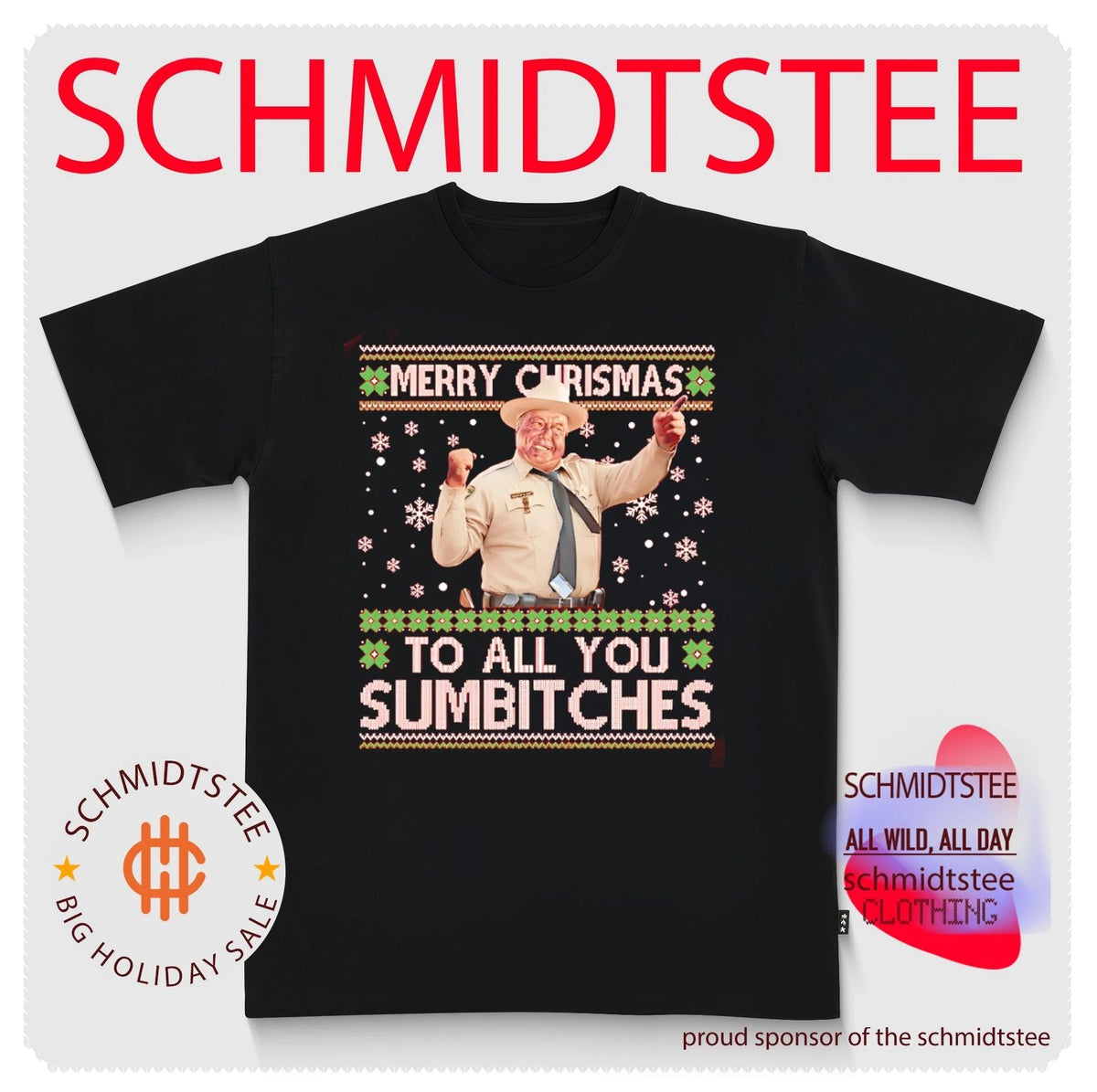 Merry Christmas To All You Sumbitches ugly shirt